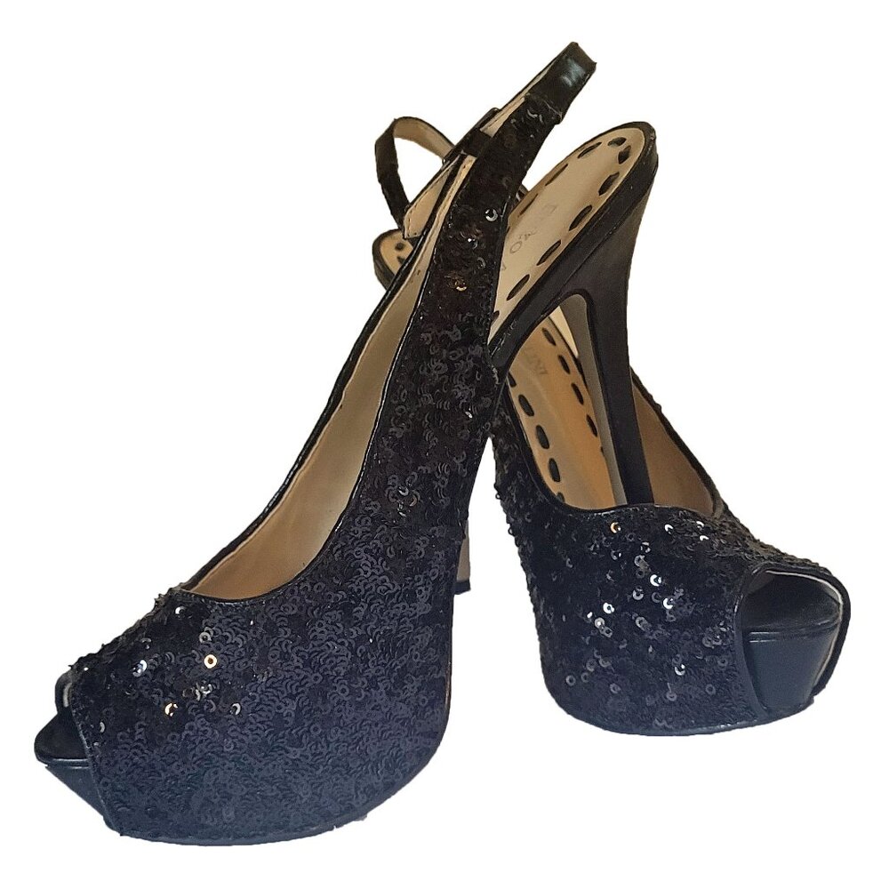 Enzo Angiolini Sequin Stiletto size 6.5
